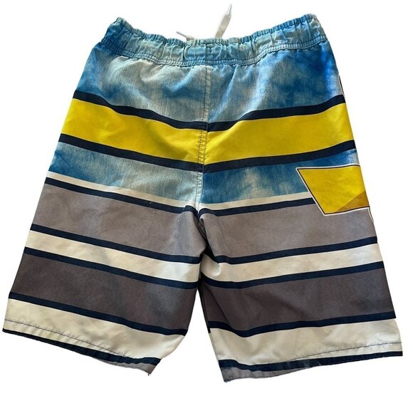 Pokemon Board Shorts Boys M Multicolor Swim Trunks Pikachu Swimwear Beach - Picture 2 of 12